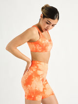 Thumbnail 5 of Double Dip Butter Sports Bra - Peach Rings Tie Dye, 5 of 5