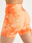 Aggressive Scrunch Short 7" - Peach Rings Tie Dye
