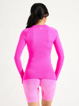 Thumbnail 5 of Seamless Long Sleeve Tee - Hard Candy, 5 of 7