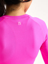 Thumbnail 6 of Seamless Long Sleeve Tee - Hard Candy, 6 of 7