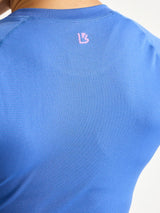 Thumbnail 5 of Seamless Long Sleeve Baby Tee - Ultraviolet, 5 of 6