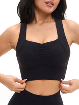Thumbnail 1 of Bloom Sports Bra - Onyx Black, 1 of 6