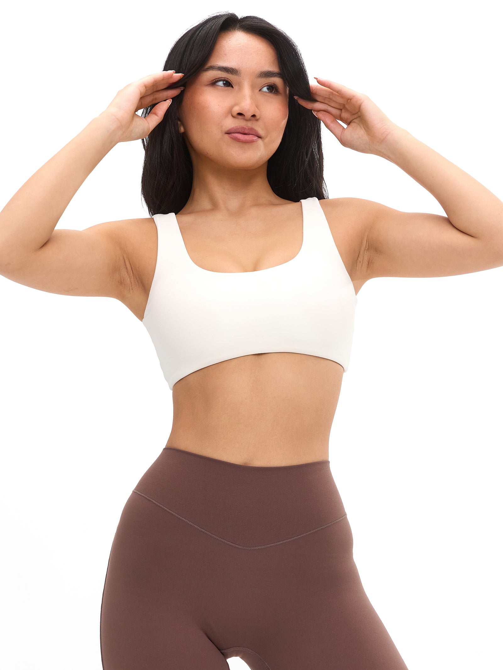Double Dip Butter Sports Bra - Ivory