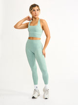 Thumbnail 6 of Dream Heathered Legging 26" - Garden Party, 6 of 6