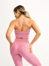 Thumbnail 5 of Dream Heather Square Neck Sports Bra - Bloom, 5 of 5