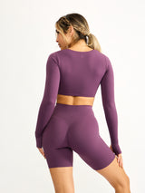 Thumbnail 4 of Long Sleeve Curve Crop - High Court, 4 of 6