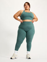 Thumbnail 4 of Dream Heather Square Neck Sports Bra - Heiress Ivy, 4 of 5