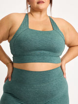 Thumbnail 1 of Dream Heather Square Neck Sports Bra - Heiress Ivy, 1 of 5