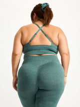 Thumbnail 2 of Dream Heather Square Neck Sports Bra - Heiress Ivy, 2 of 5