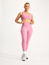 Thumbnail 4 of Double Dip Butter Sports Bra - Bloom, 4 of 6