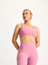 Thumbnail 3 of Double Dip Butter Sports Bra - Bloom, 3 of 6
