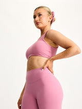 Thumbnail 6 of Double Dip Butter Sports Bra - Bloom, 6 of 6