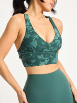 Thumbnail 1 of Alpha Sports Bra - Ivy Dahlia, 1 of 5