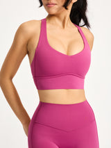 Thumbnail 1 of Collagen Sports Bra - Empire Rose, 1 of 6
