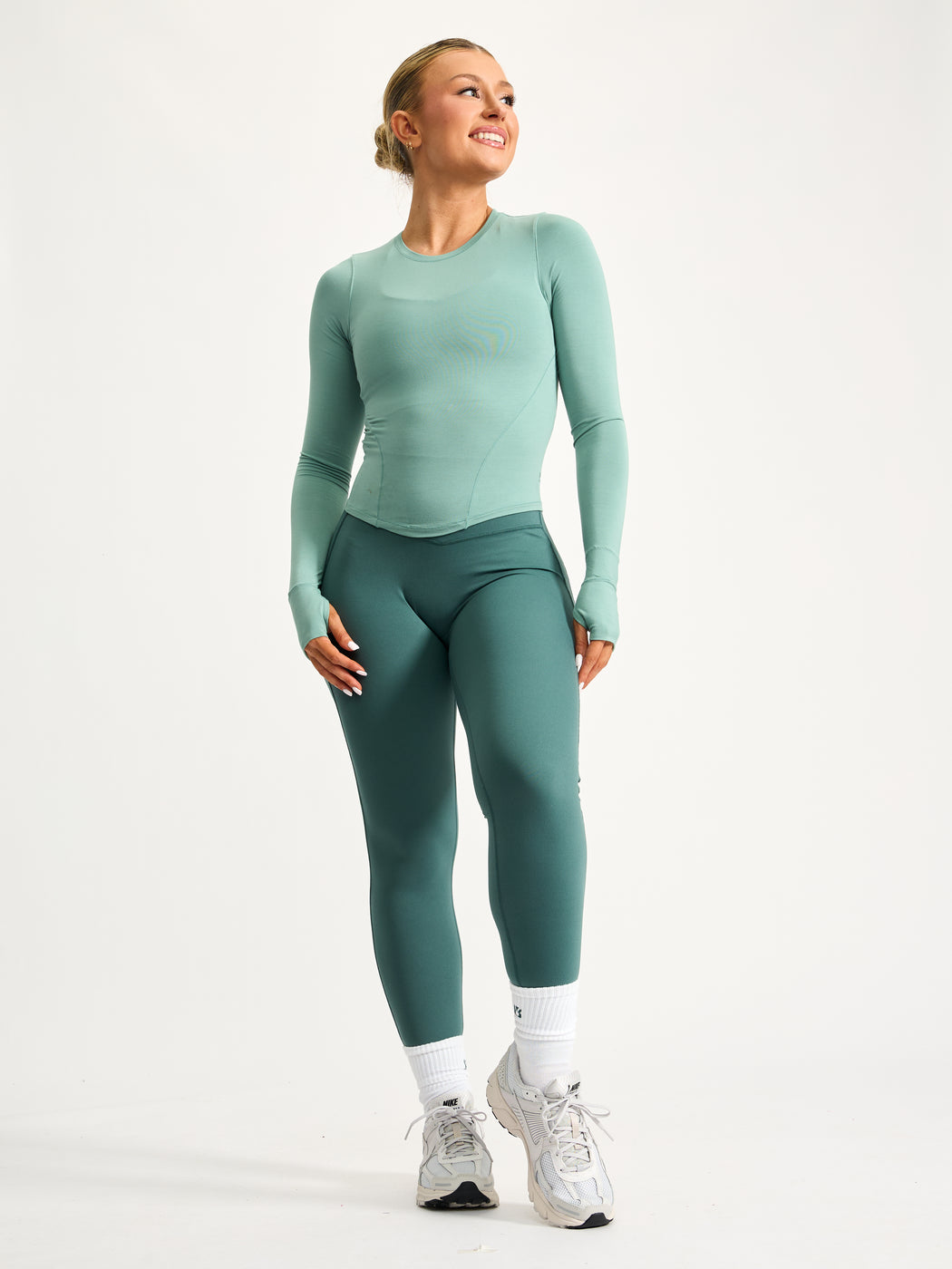 Halo Long Sleeve Baby Tee - Garden Party