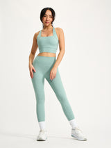 Thumbnail 5 of Dream Heather Square Neck Sports Bra - Garden Party, 5 of 6