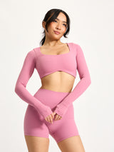 Thumbnail 6 of Long Sleeve Curve Crop - Bloom, 6 of 6