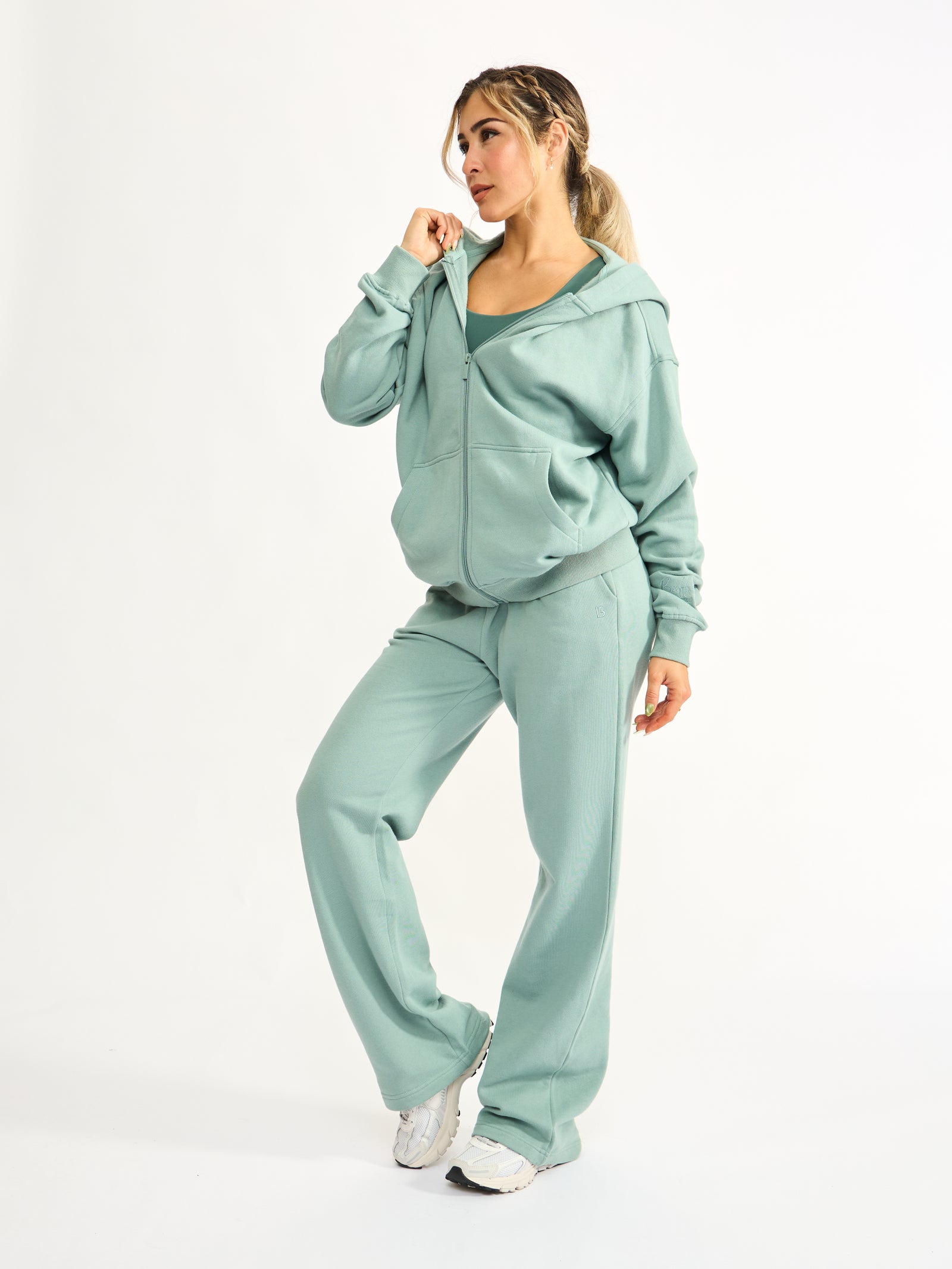 Threads Zip Hoodie - Garden Party