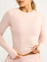 Thumbnail 1 of Halo Long Sleeve Baby Tee - Love Story, 1 of 5