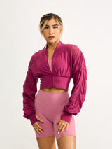 Thumbnail 1 of That Girl Jacket - Empire Rose, 1 of 5