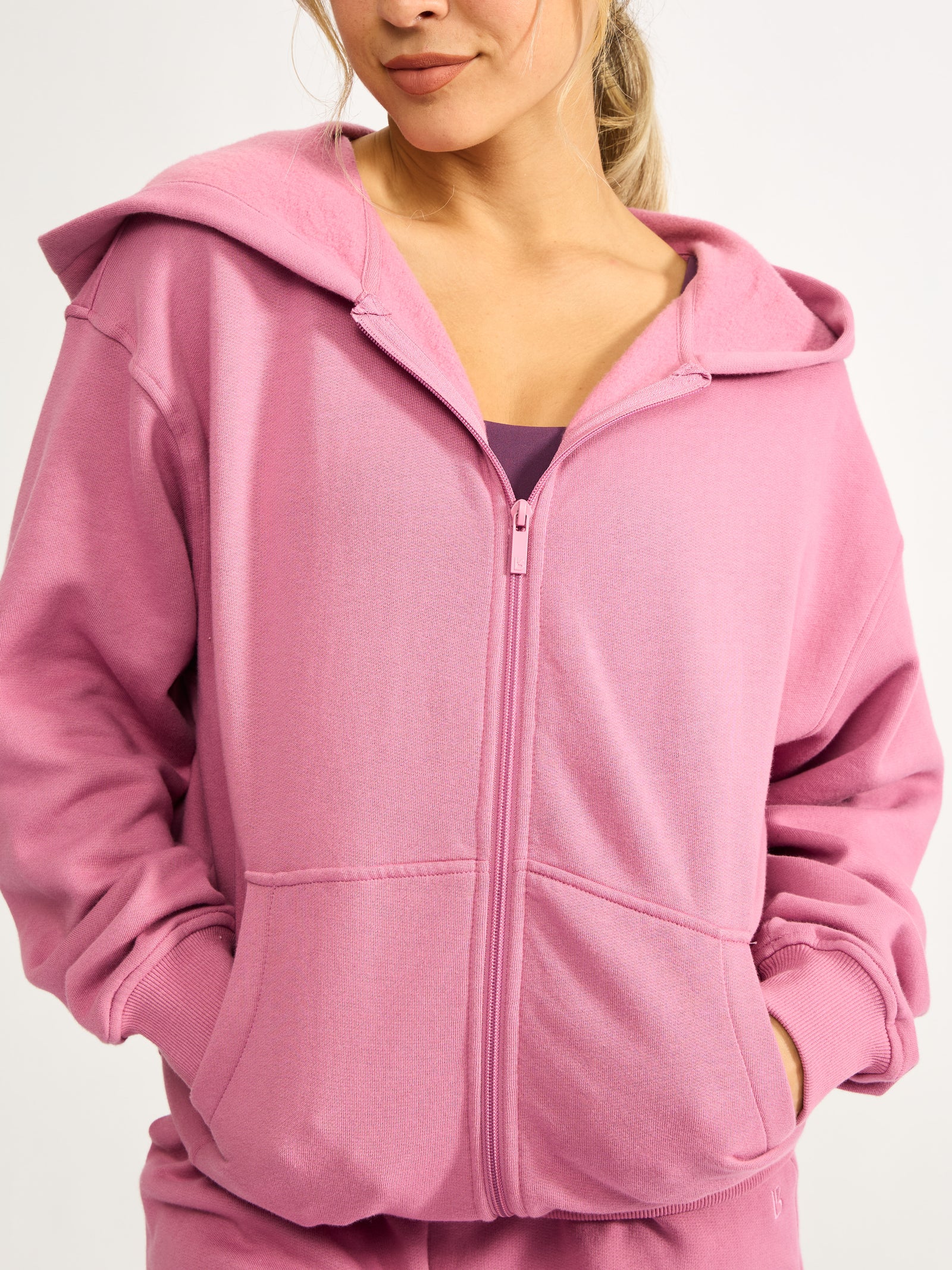 Threads Zip Hoodie - Bloom