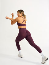 Thumbnail 3 of Plunge Seamless Sports Bra - High Court, 3 of 5