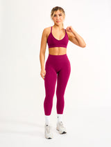 Thumbnail 5 of Waterfall Seamless Legging - Empire Rose, 5 of 5