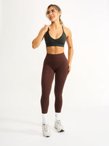 Thumbnail 2 of Waterfall Seamless Legging - Truffle, 2 of 4