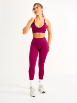 Thumbnail 3 of Waterfall Seamless Legging - Empire Rose, 3 of 5
