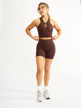 Thumbnail 4 of Waterfall Seamless Short 6" - Truffle, 4 of 5