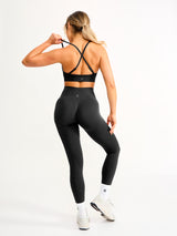 Thumbnail 2 of Waterfall Seamless Legging - Charcoal, 2 of 5