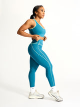 Thumbnail 6 of Airbrush Maraschino Sports Bra - Nile Multi, 6 of 6