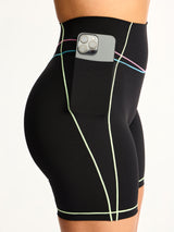 Thumbnail 2 of Everyday Airbrush Pocket Short 7" - Black Multi, 2 of 6