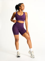 Thumbnail 2 of Everyday Airbrush Pocket Short 7" - Eggplant Purple, 2 of 5