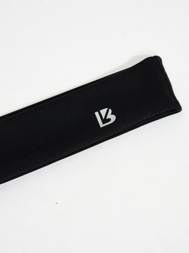 Airbrush Headband - Onyx Black