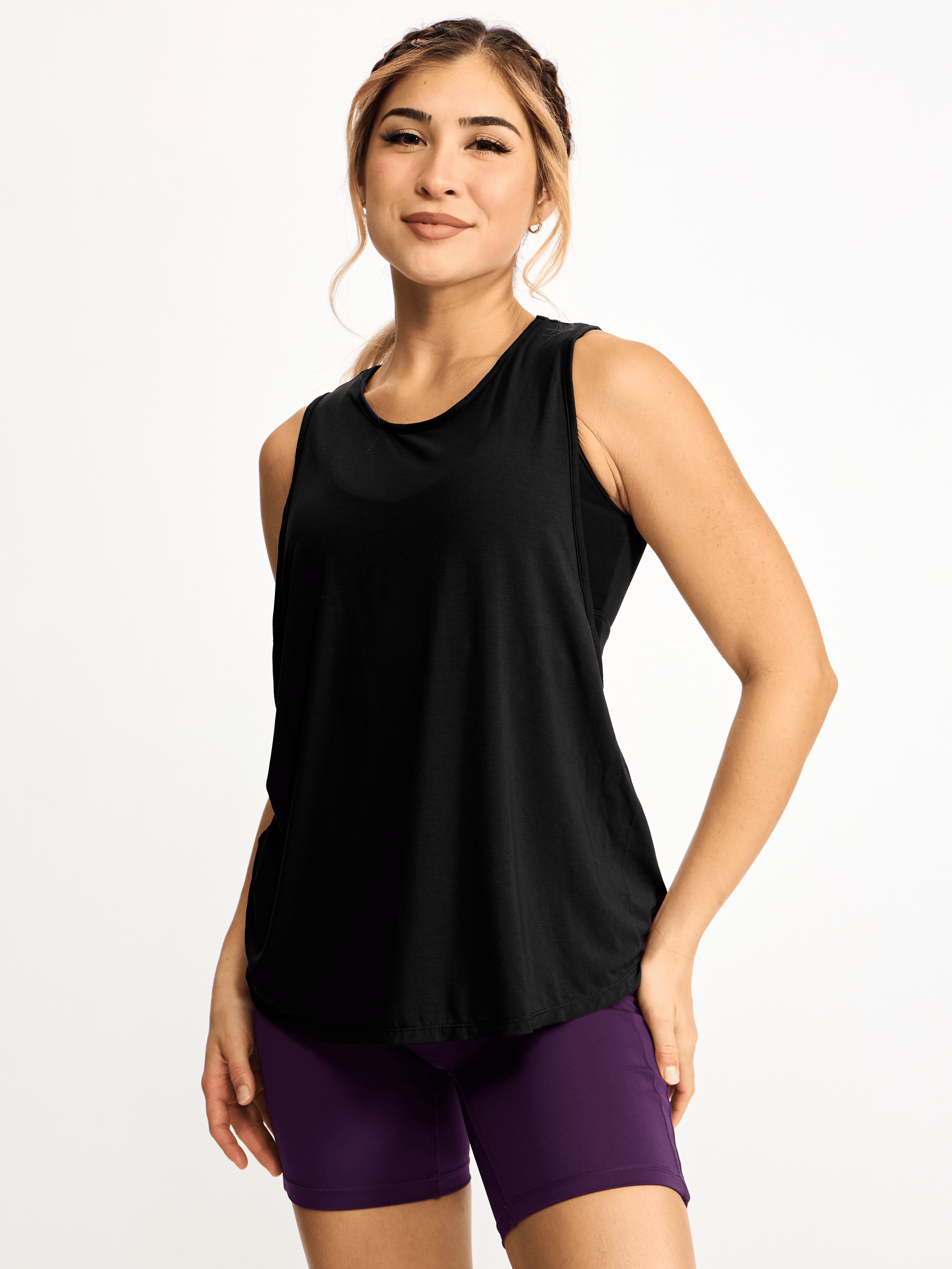 Halo Iris Tank - Onyx Black