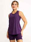 Halo Iris Tank - Eggplant Purple