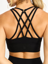 Thumbnail 2 of Revolution Candy Sports Bra - Onyx Black, 2 of 5