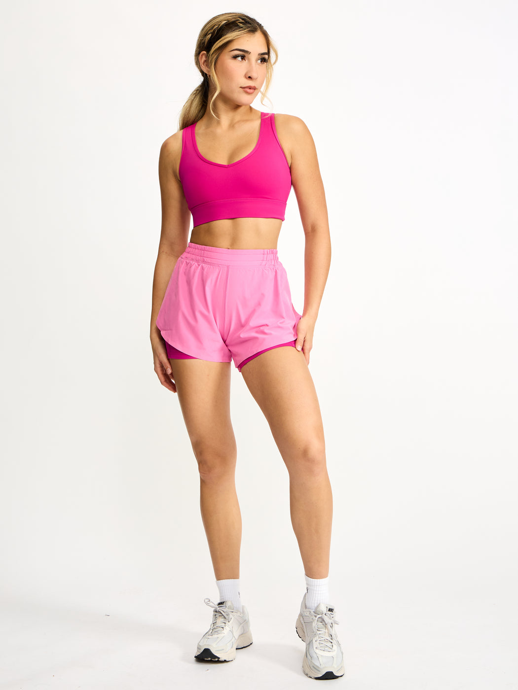 Flirty Flo Short Boyshort - Bunny Pink and Pharaoh
