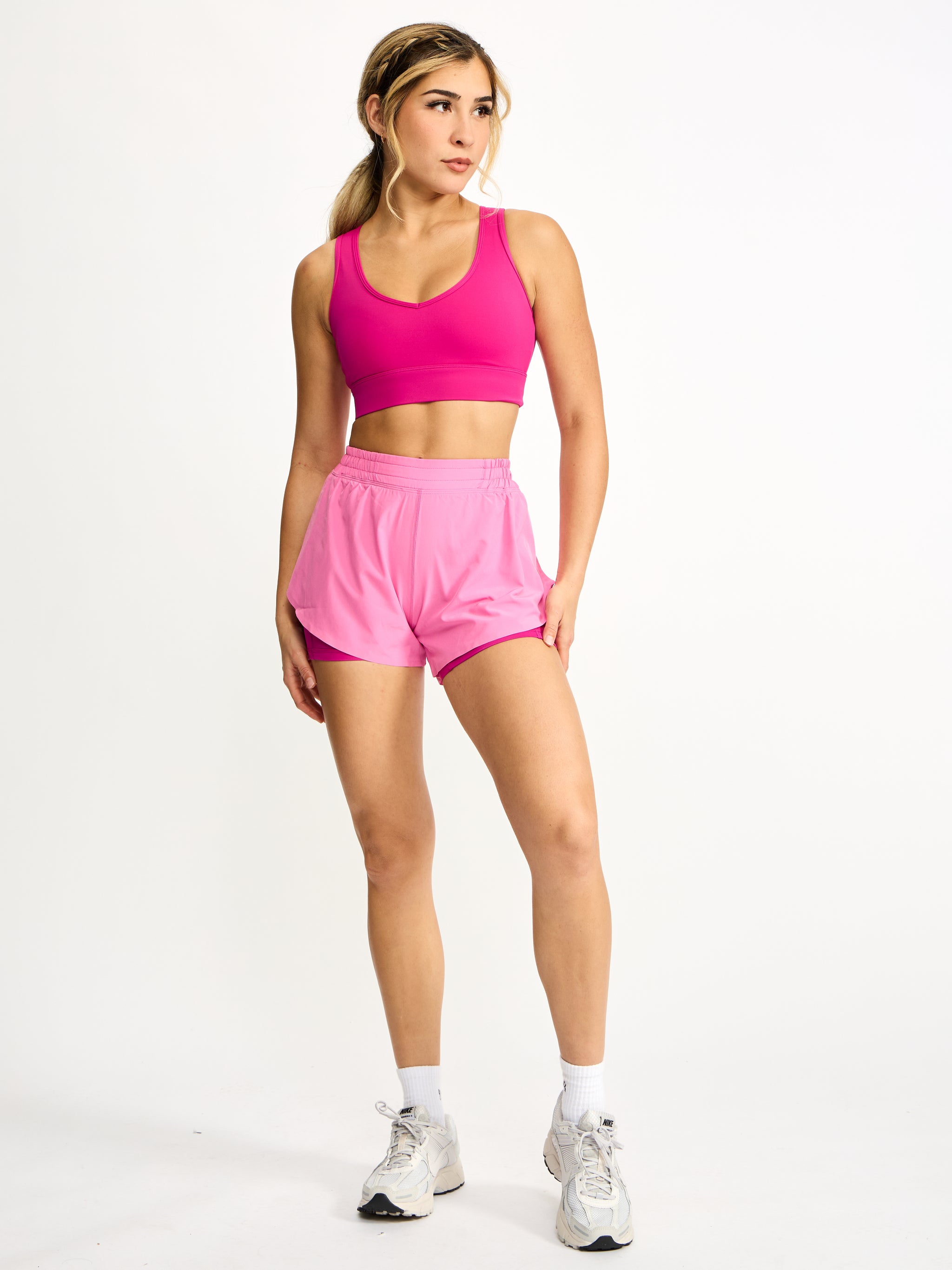Flirty Flo Short Boyshort - Bunny Pink and Pharaoh