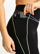 Thumbnail 5 of Everyday Airbrush Pocket Legging - Black Multi, 5 of 6