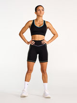 Thumbnail 5 of Airbrush Maraschino Sports Bra - Black Multi, 5 of 5