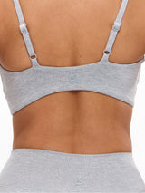 Thumbnail 6 of Dream Heathered Sports Bra - Heather Grey, 6 of 6