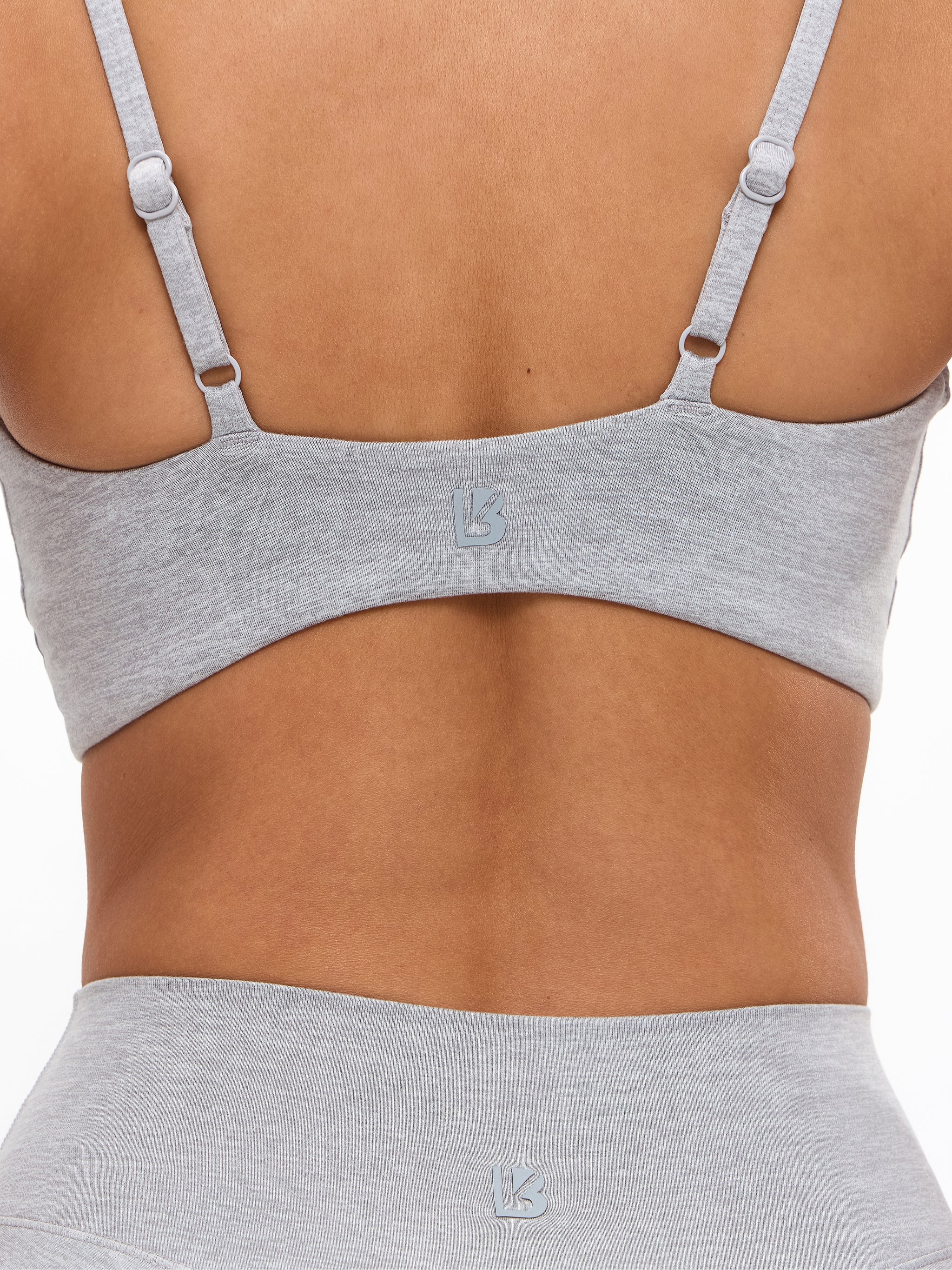Dream Heathered Sports Bra - Heather Grey