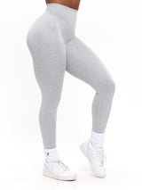 Thumbnail 3 of Dream Heathered Legging - Heathered Grey, 3 of 8