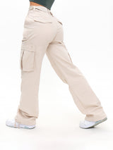 Thumbnail 2 of Curvy Stretch Cargo Pant - Bone, 2 of 9