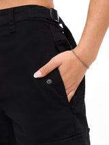Thumbnail 6 of Curvy Stretch Cargo Pant - Black, 6 of 7