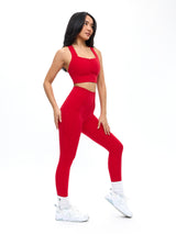 Thumbnail 4 of Bloom Sports Bra - Lipstick Red, 4 of 5