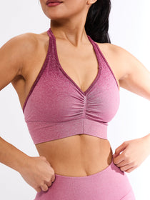 Halter Seamless Sports Bra - Empire Ombre