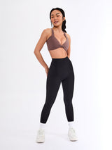 Thumbnail 4 of Twisted Curve Sports Bra - Mocha Berry, 4 of 5